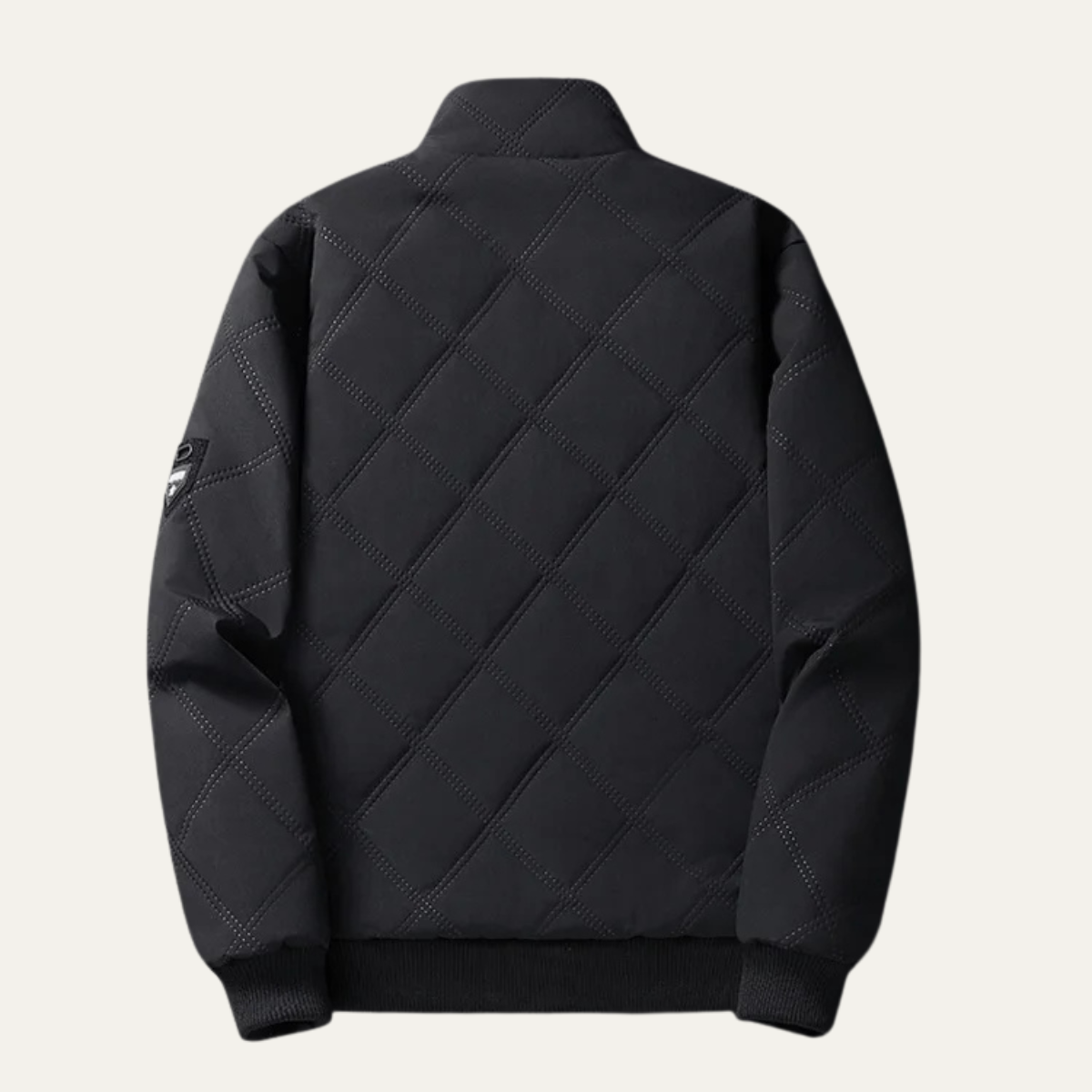 Thick Insulated Quilted Men's Winter Fleece Jacket