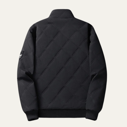 Thick Insulated Quilted Men's Winter Fleece Jacket