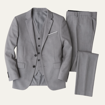 Classic Mens 3 Piece Slim Suit - Jacket, Vest & Pants - Nocini