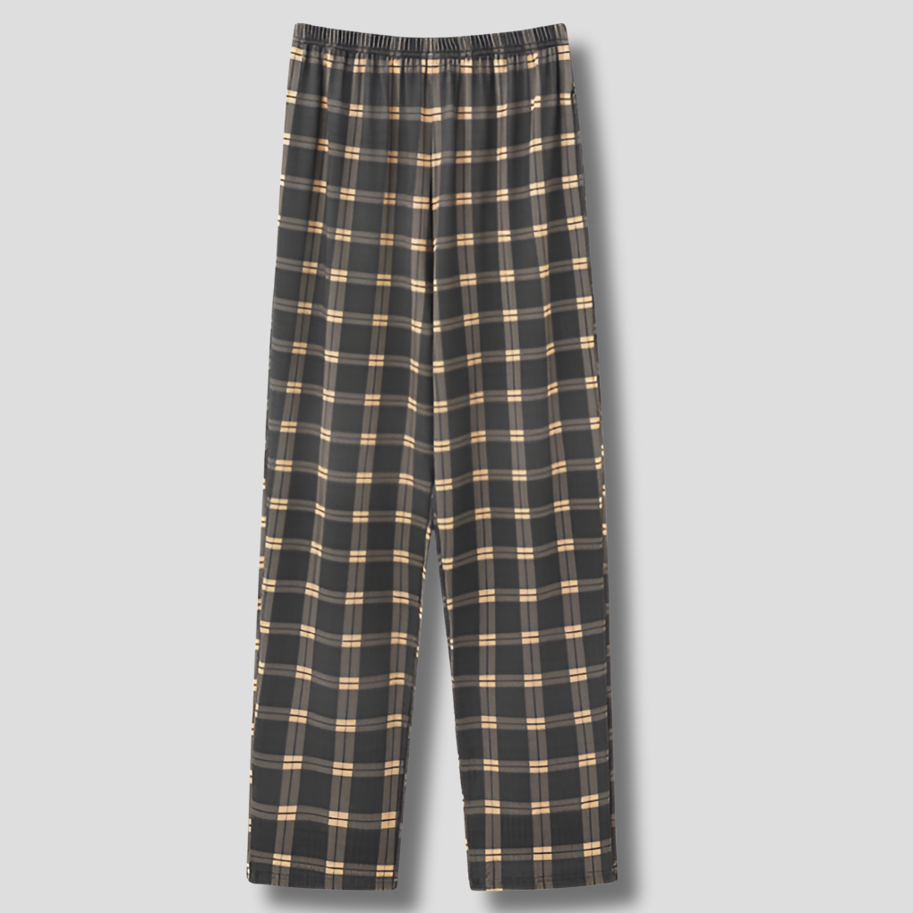 Soft Plaid Mens Sleep Pants 3-Pack