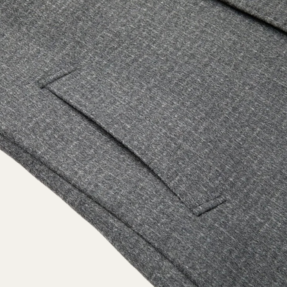 Timeless Double Breasted Wool Pea Coat for Men