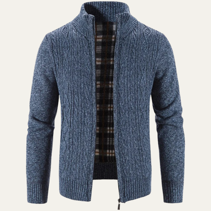 Cozy Men's Fleece Zipper Jacket