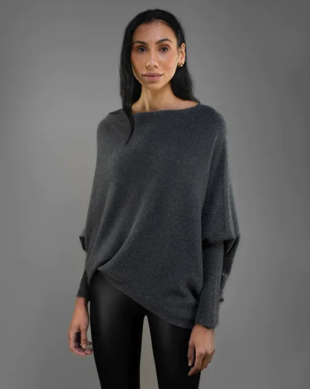 Feminine Knit Top with Bell Sleeve