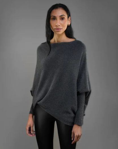 Feminine Knit Top with Bell Sleeve