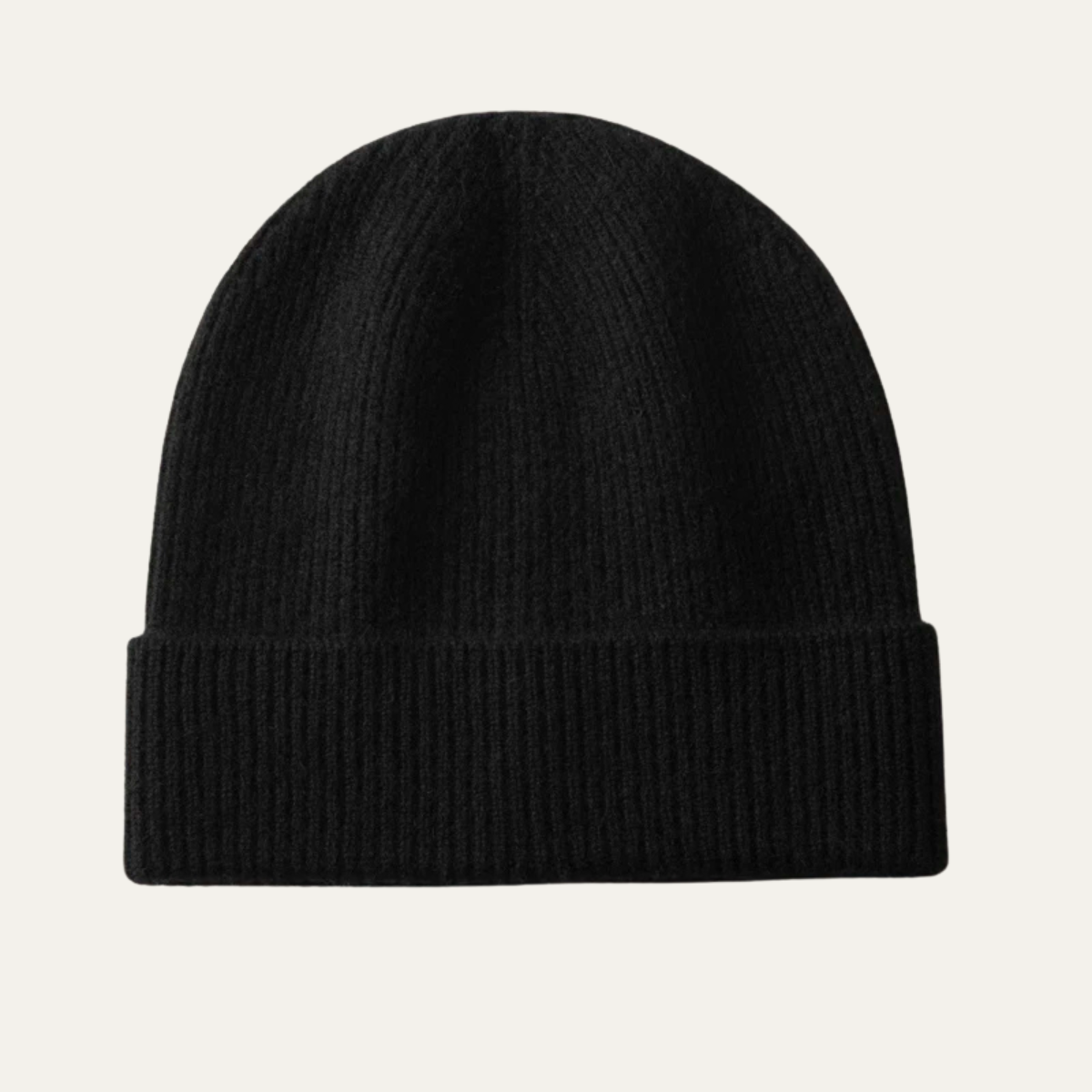 Warm Men's Cashmere Ribbed Winter Beanie - Nocini