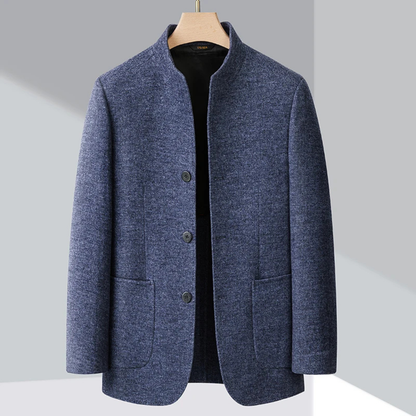 Men's Thermal Fleece Lined Smart Blazer Jacket