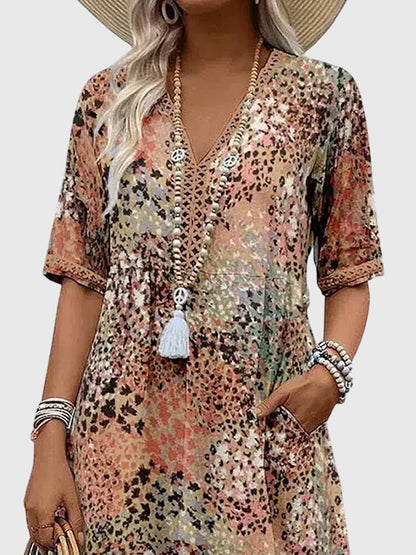 Elegant Flower Party Dress for Women