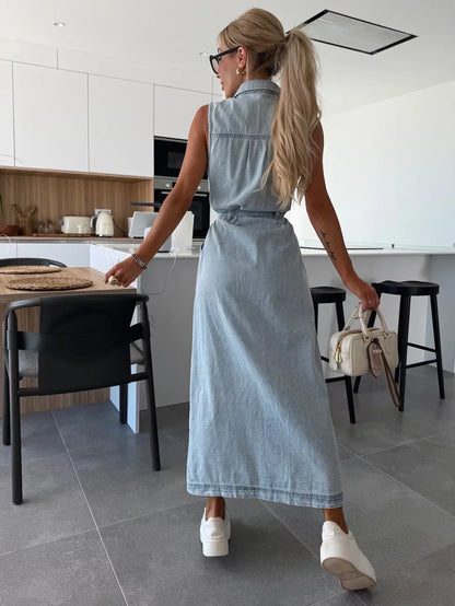 Casual Blue Jean Dress