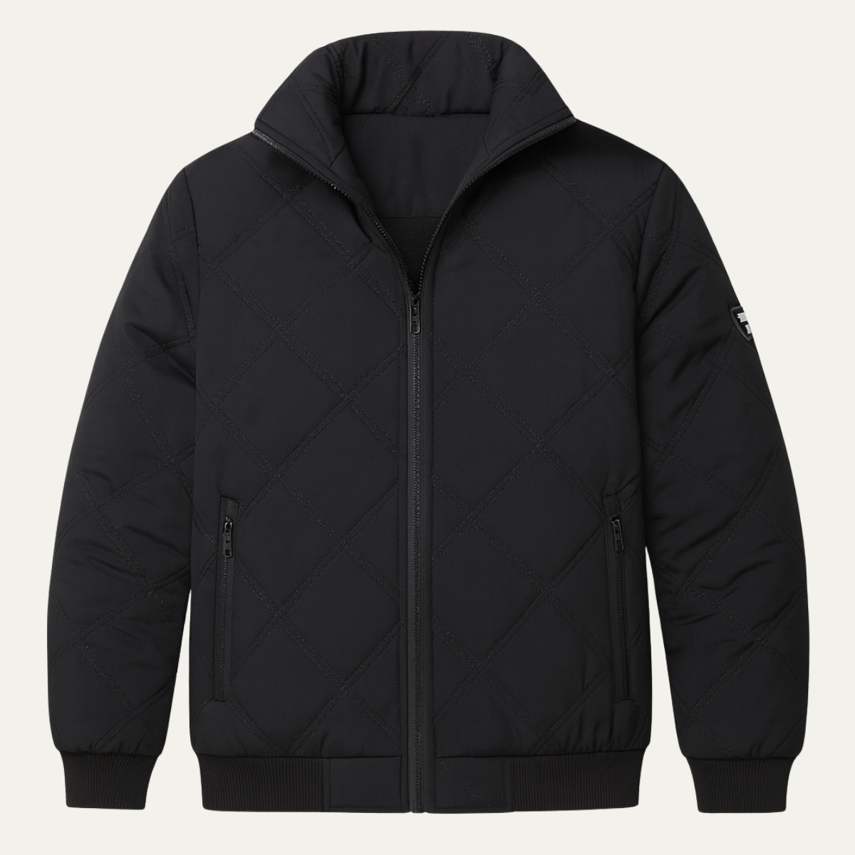 Thick Insulated Quilted Men's Winter Fleece Jacket - Nocini
