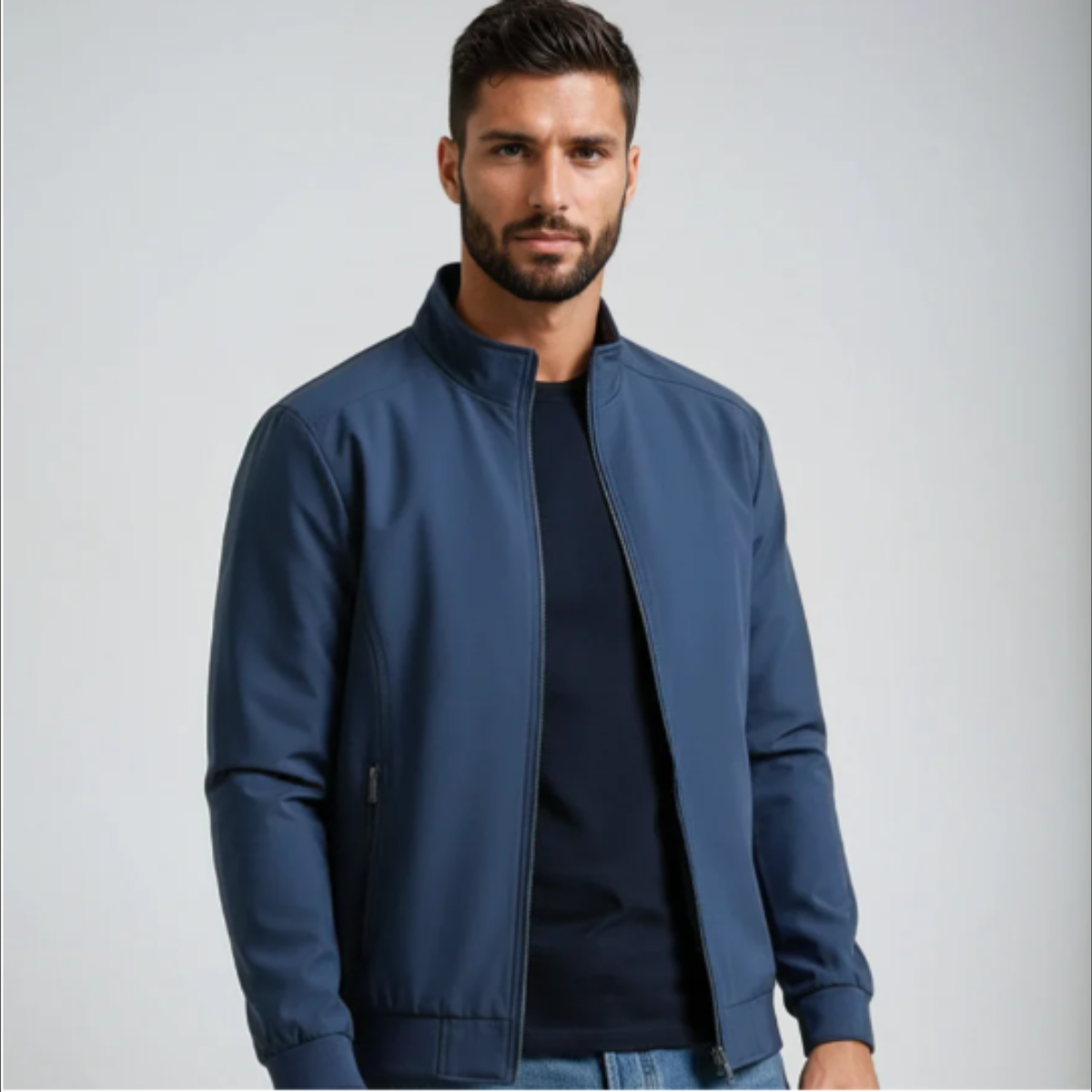 Classic Men's Water Resistant Trench Coat