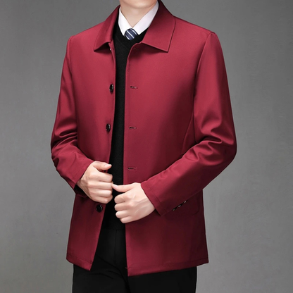 Slim Fit Men's Casual Button Down Jacket