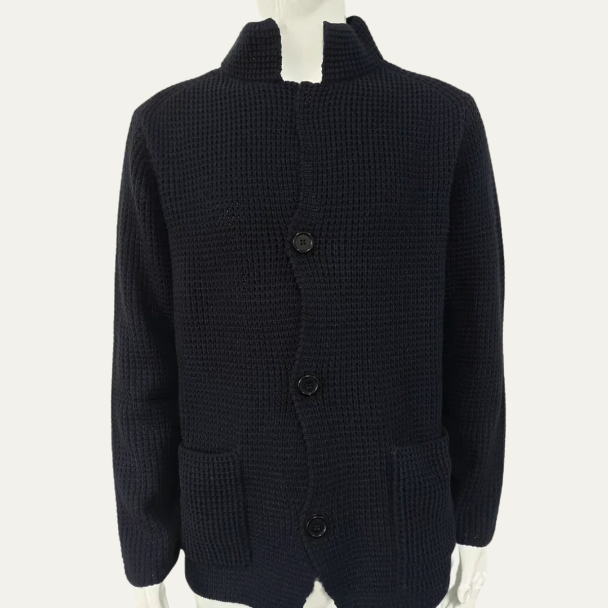 Classic Men's Knit Button Front Cardigan Sweater