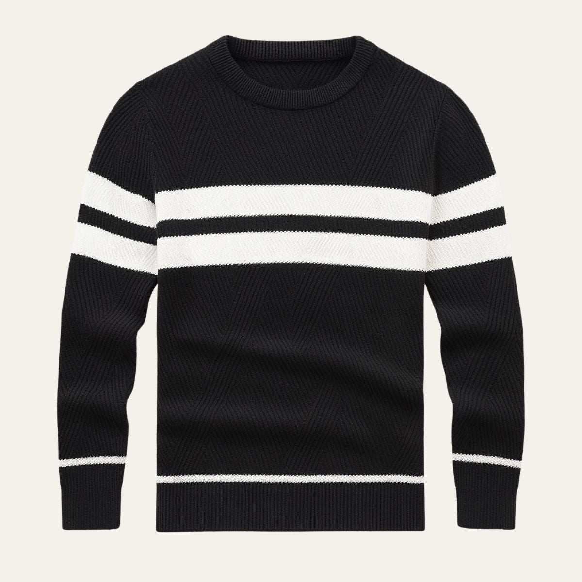 Stylish Men's Long Sleeve Fall Pullover Sweater