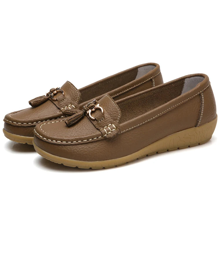 Comfortable Perforated Ballet Shoes for Ladies
