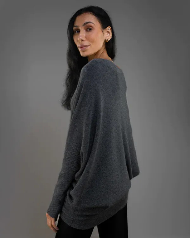 Feminine Knit Top with Bell Sleeve