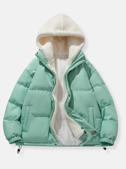 Warm Hooded Streetwear Parka Jacket