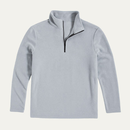 Warm Mens Merino Wool Quarter Zip Sweater