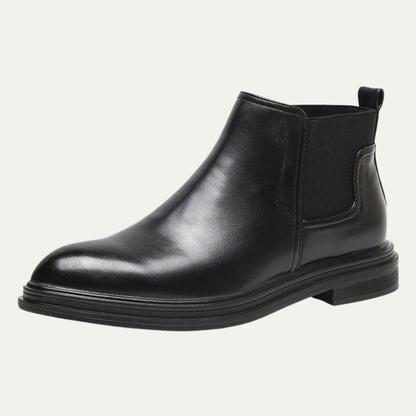 Comfortable Men's Leather Chelsea Ankle Boots - Nocini