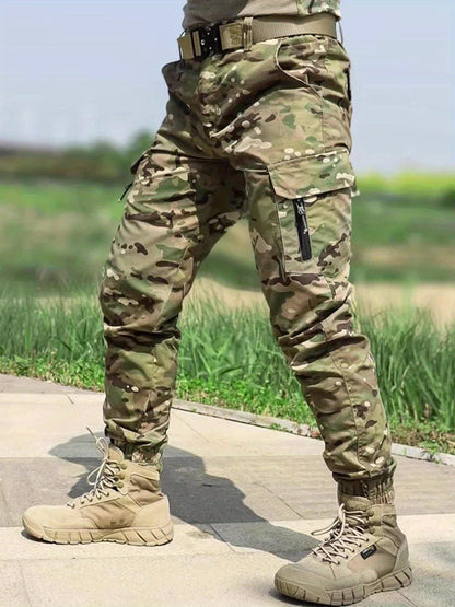 Practical Cargo Camo Work Pants