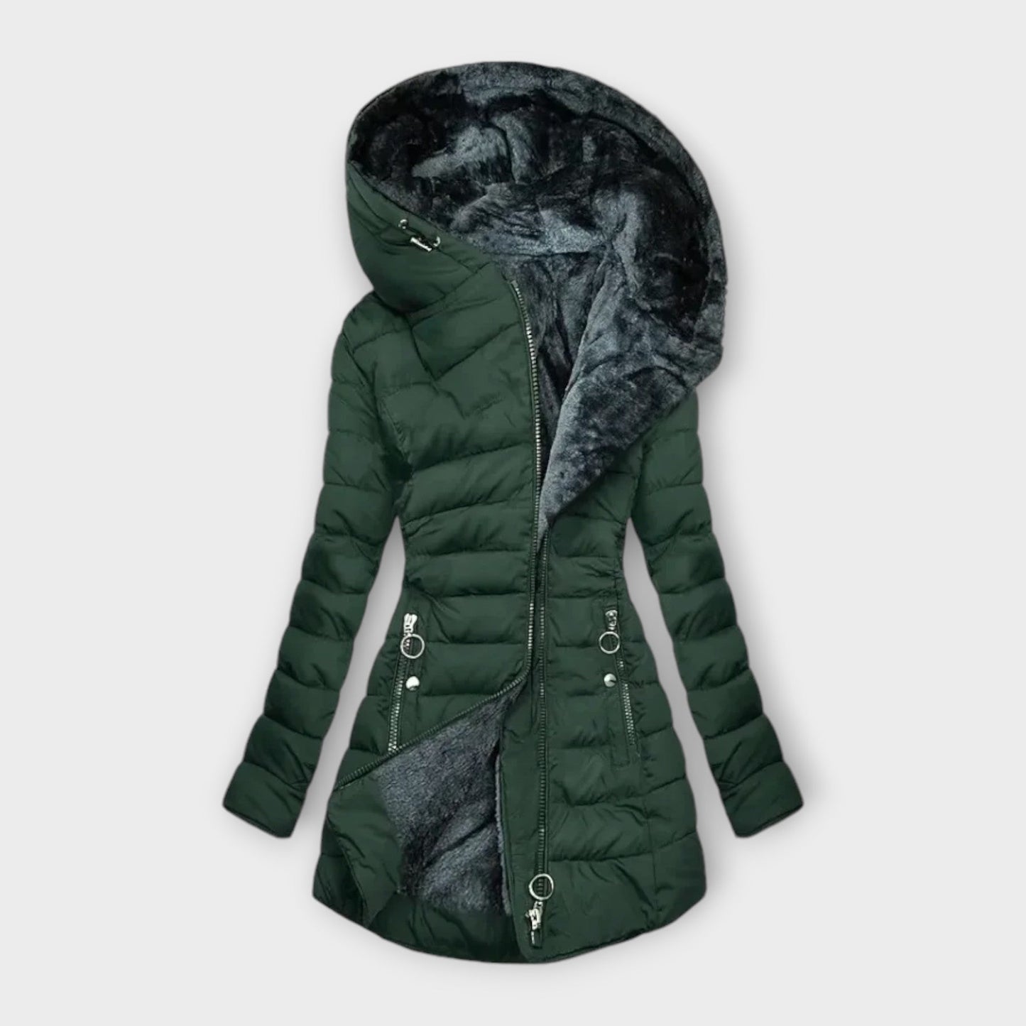 Ladies' Water Resistant Hooded Coat