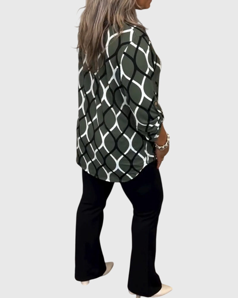 Elegant Casual Women's Blouse