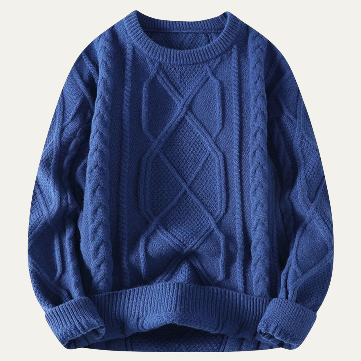 Thick Cozy Men's Cable Knit Winter Sweater