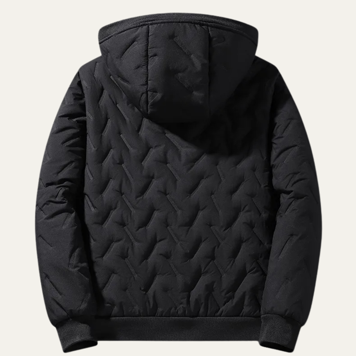Warm Waterproof Men's Fleece Hooded Jacket