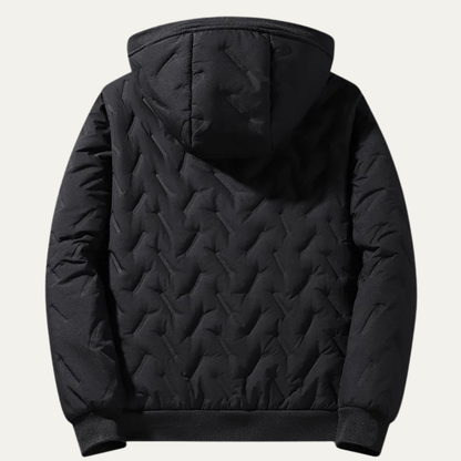 Warm Waterproof Men's Fleece Hooded Jacket