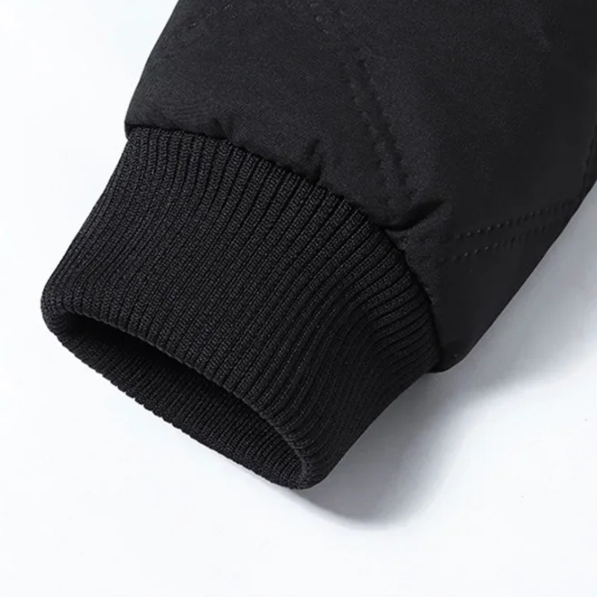 Thermal Quilted Men's Jacket with Diamond Pattern