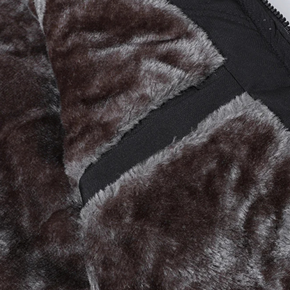 Thermal Quilted Men's Jacket with Diamond Pattern
