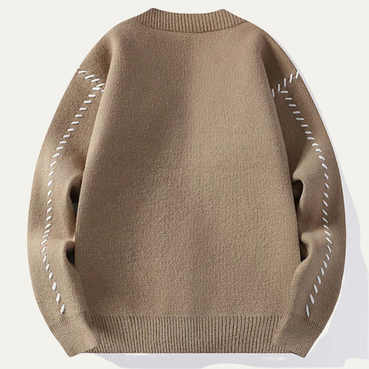 Classic Men's Crew Neck Knit Winter Sweater