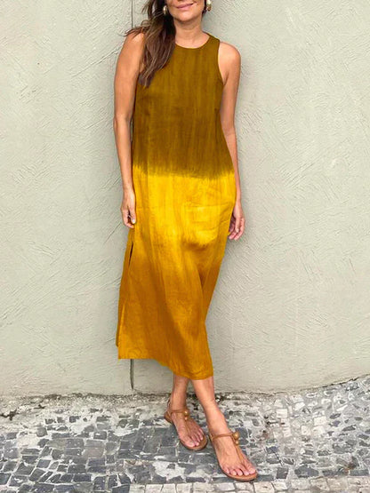 Colorful Boho Mid Length Dress
