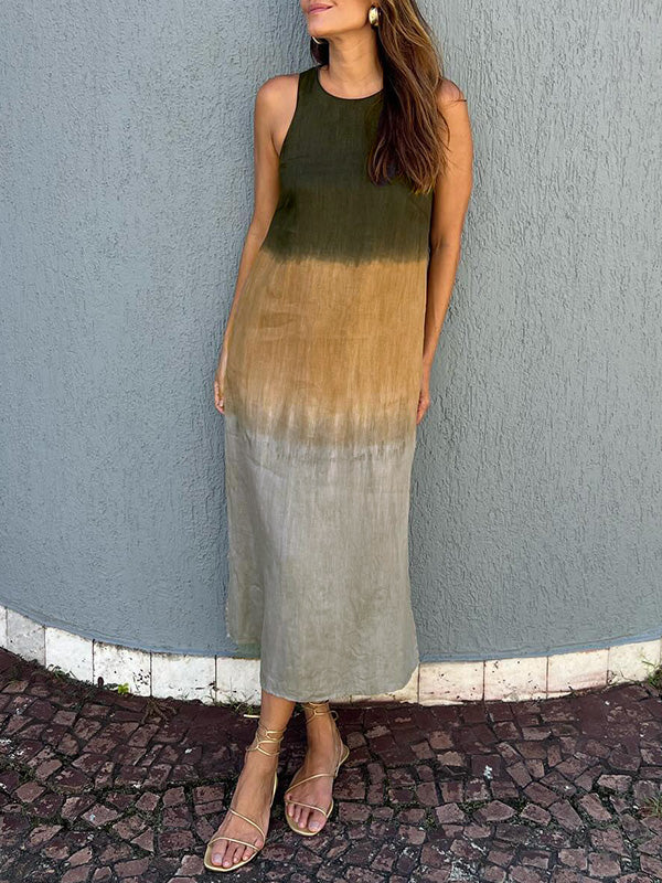 Colorful Boho Mid Length Dress