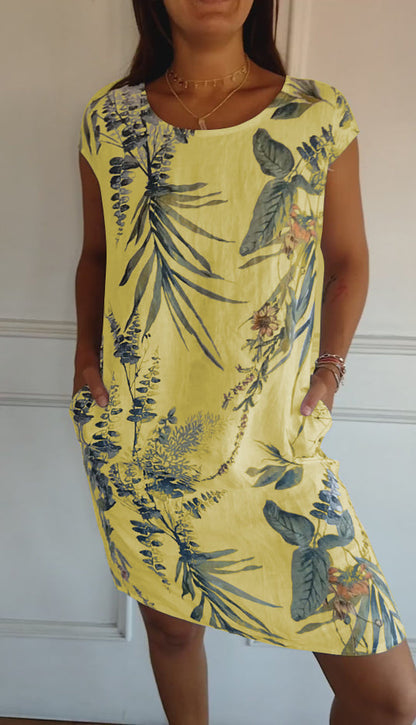 Relaxed Fit Round Neckline Dress