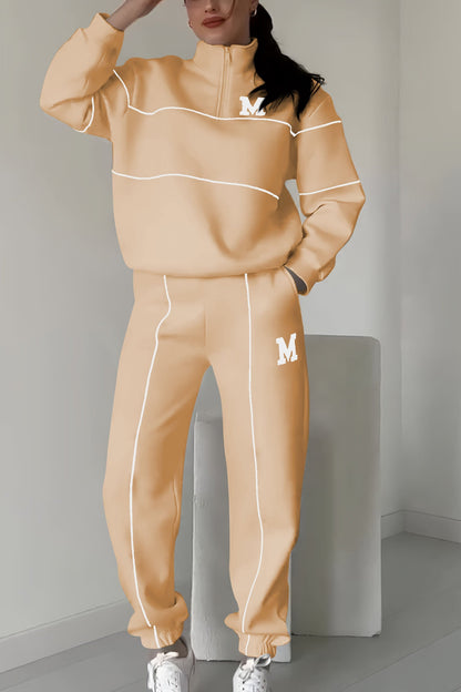 Cozy Knit Sweatpants Outfit Set