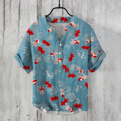 Casual Men's Short Sleeve Breathable Graphic Tee