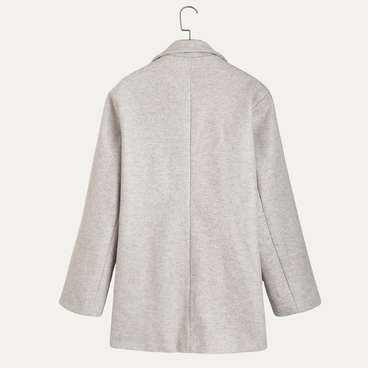 Warm Men's Wool Blend Winter Long Coat