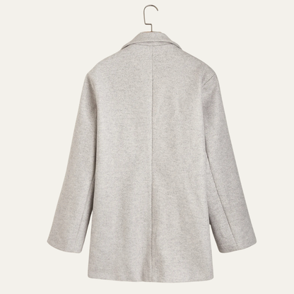 Warm Men's Wool Blend Winter Long Coat