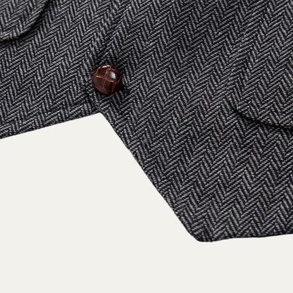 Classic Men's Tweed Waistcoat with Chain