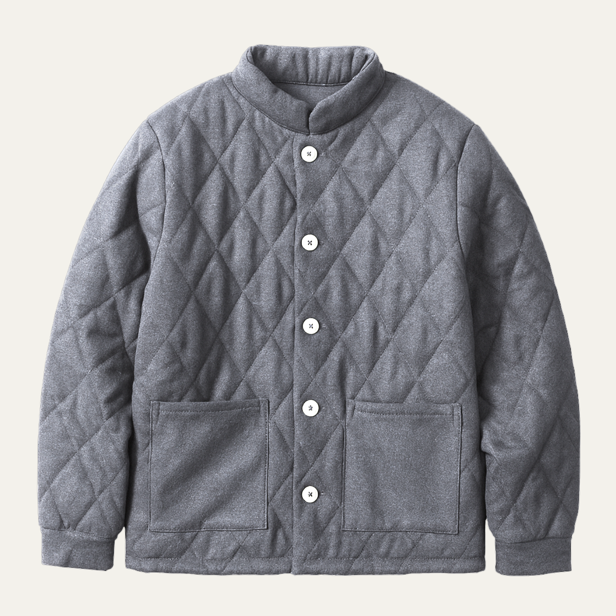 Classic Mens Quilted Padded Coat Jacket - Nocini