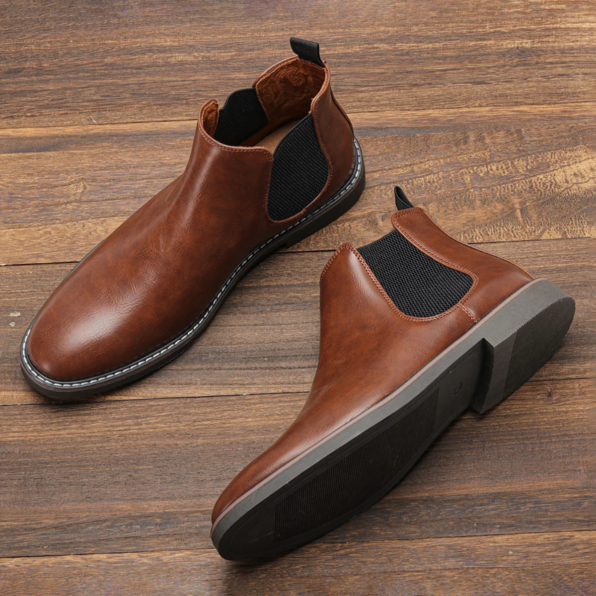 Classic Men's Slip On Chelsea Boots
