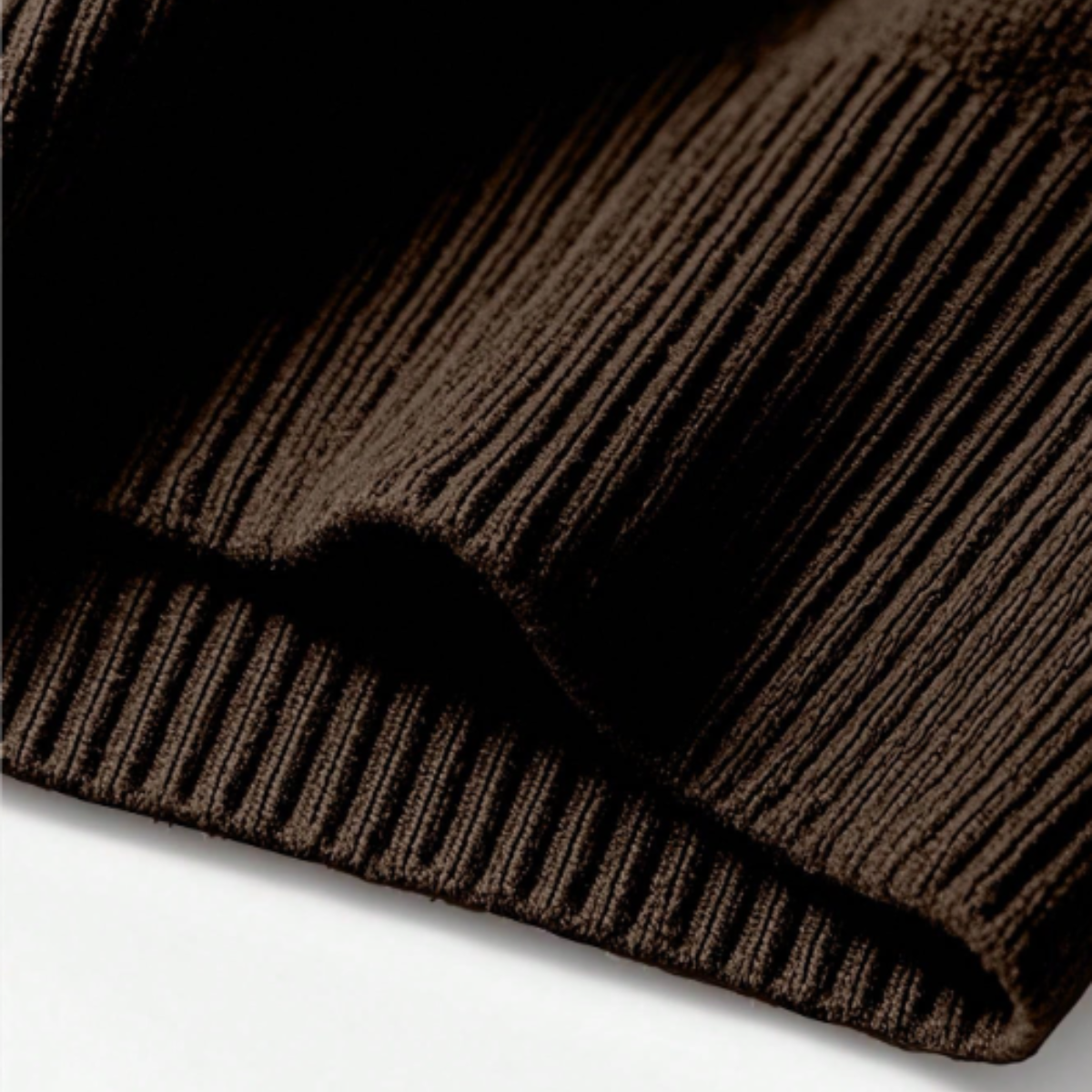 Luxury Men's Soft Mock Neck Wool Sweater