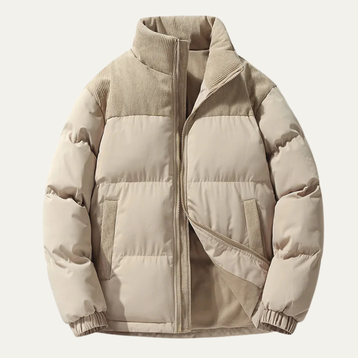Thick Insulated Men's Puffer Parka Coat - Nocini