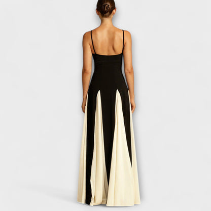 Elegant Floor Length Prom Dress with Tulle Details