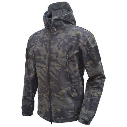 Waterproof Tactical Jacket with Adjustable Hood