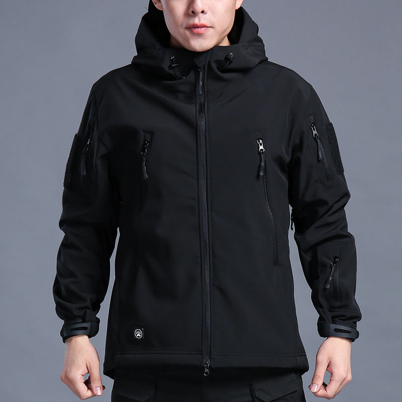 Waterproof Tactical Jacket with Adjustable Hood