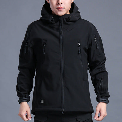 Waterproof Tactical Jacket with Adjustable Hood