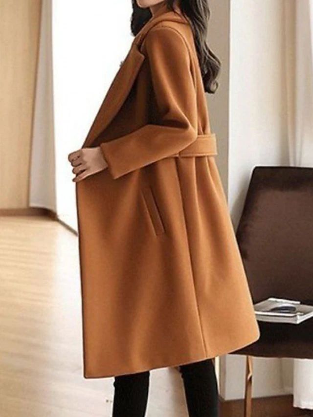 Ladies' Classic Fitted Winter Parka Coat