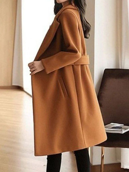 Ladies' Classic Fitted Winter Parka Coat