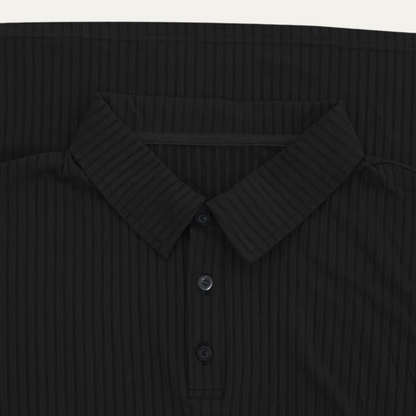 Classic Fit Men's Textured Polo Shirt